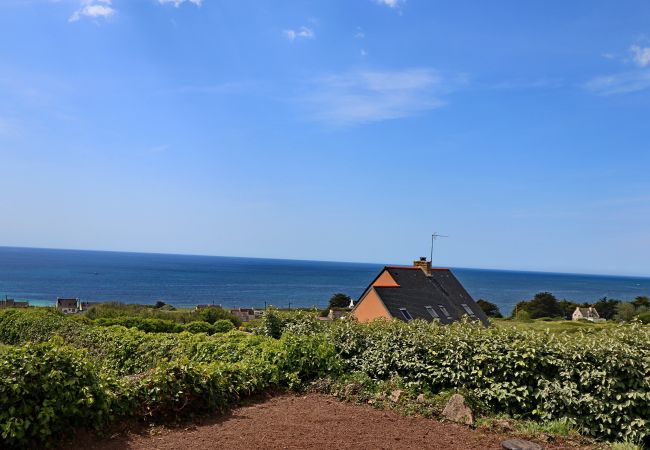 Ferienhaus in Plouhinec - 713-Villa du Roz -Großer Komfort- 180° Meerblick Ferienhaus in Plouhinec - 713-Villa du Roz -Großer Komfort- 180° Meerblick