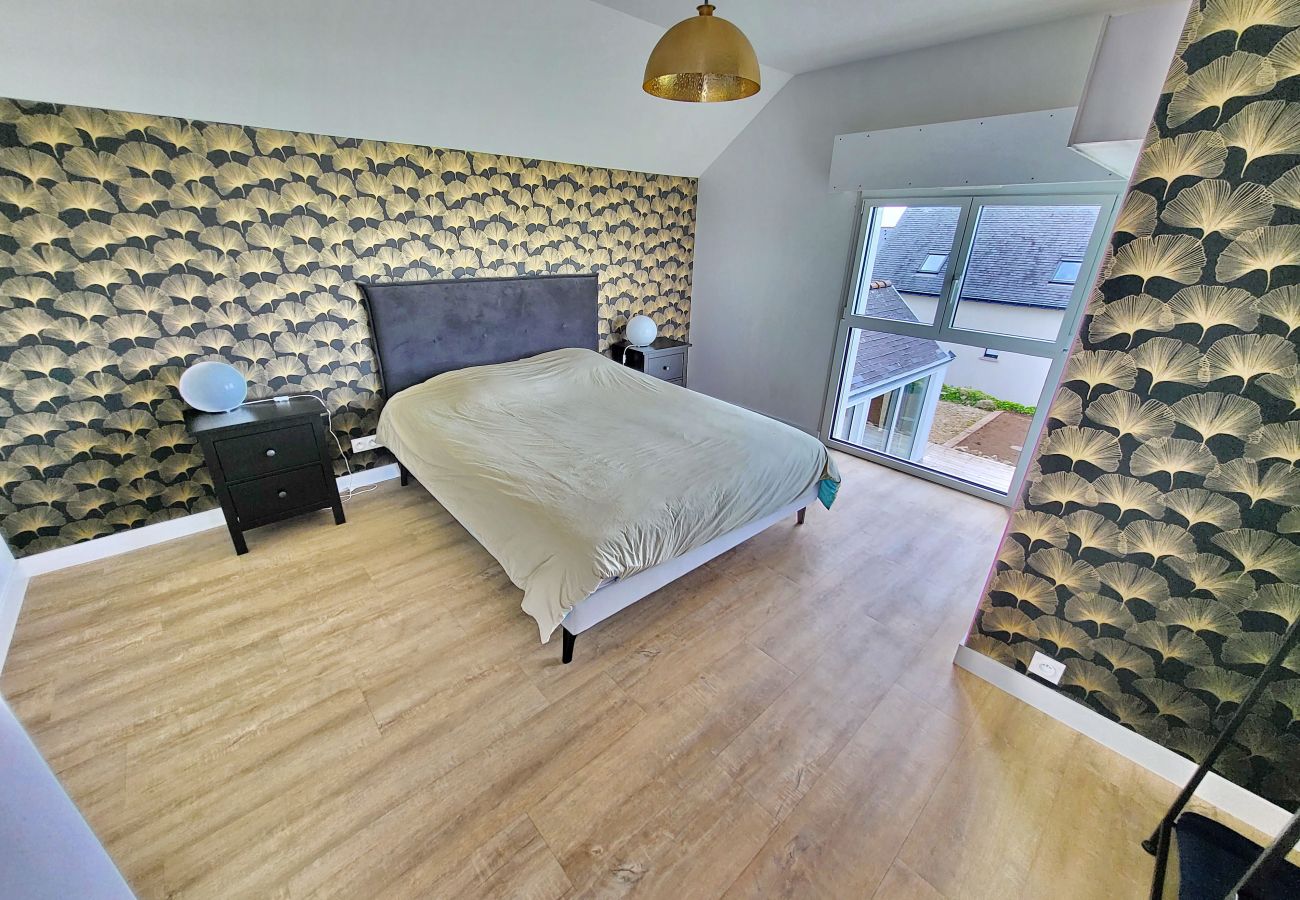 Ferienhaus in Plouhinec - 713-Villa du Roz -Großer Komfort- 180° Meerblick