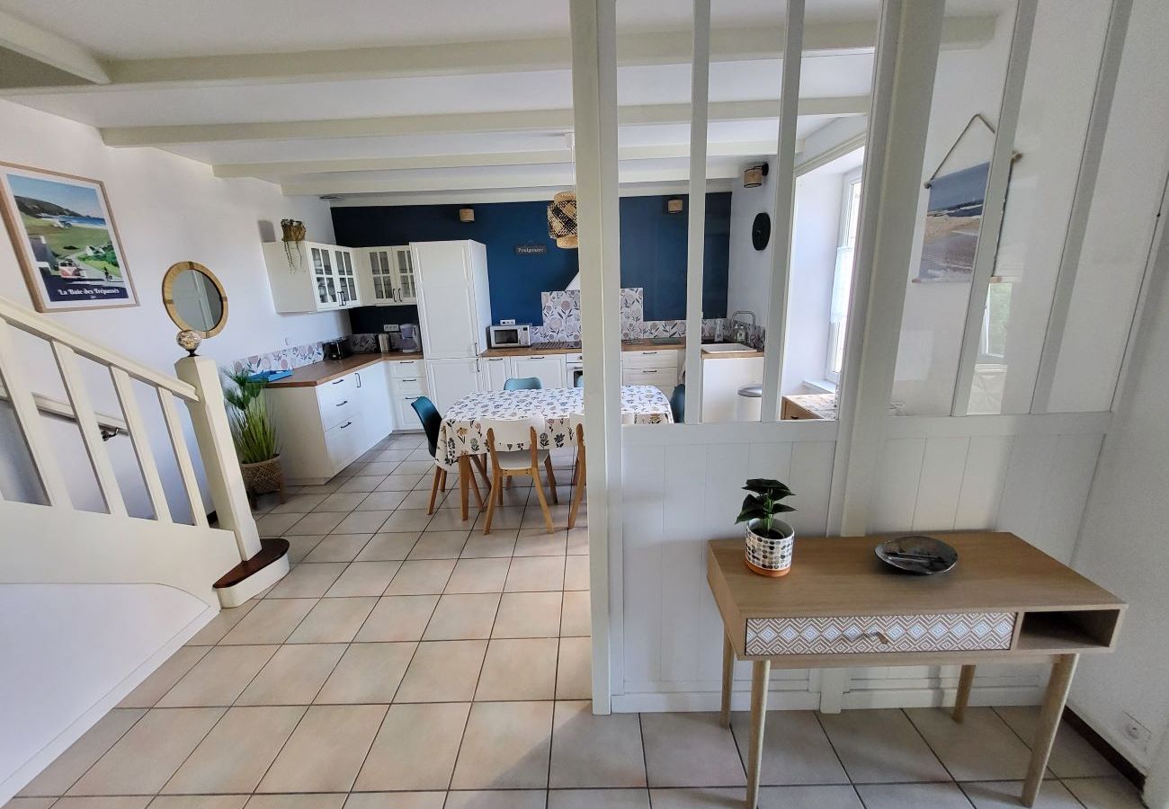 Ferienhaus in Plouhinec - 717-Blick auf den 717-Fischerhaus-Hafen von Audierne-400m von den Stränden entfernt