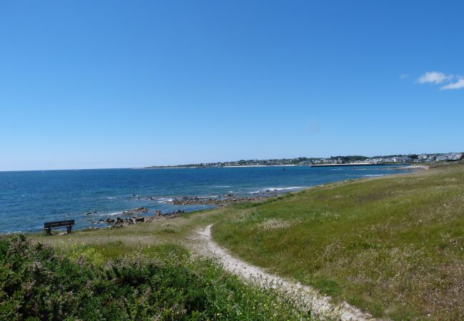 Ferienhaus in Plouhinec - 605-VIlla ocean. Der Atlantik am Ende des Gartens Ferienhaus in Plouhinec - 605-VIlla ocean. Der Atlantik am Ende des Gartens
