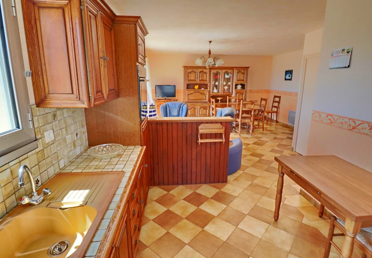 Ferienhaus in Plouhinec - 605-VIlla ocean. Der Atlantik am Ende des Gartens