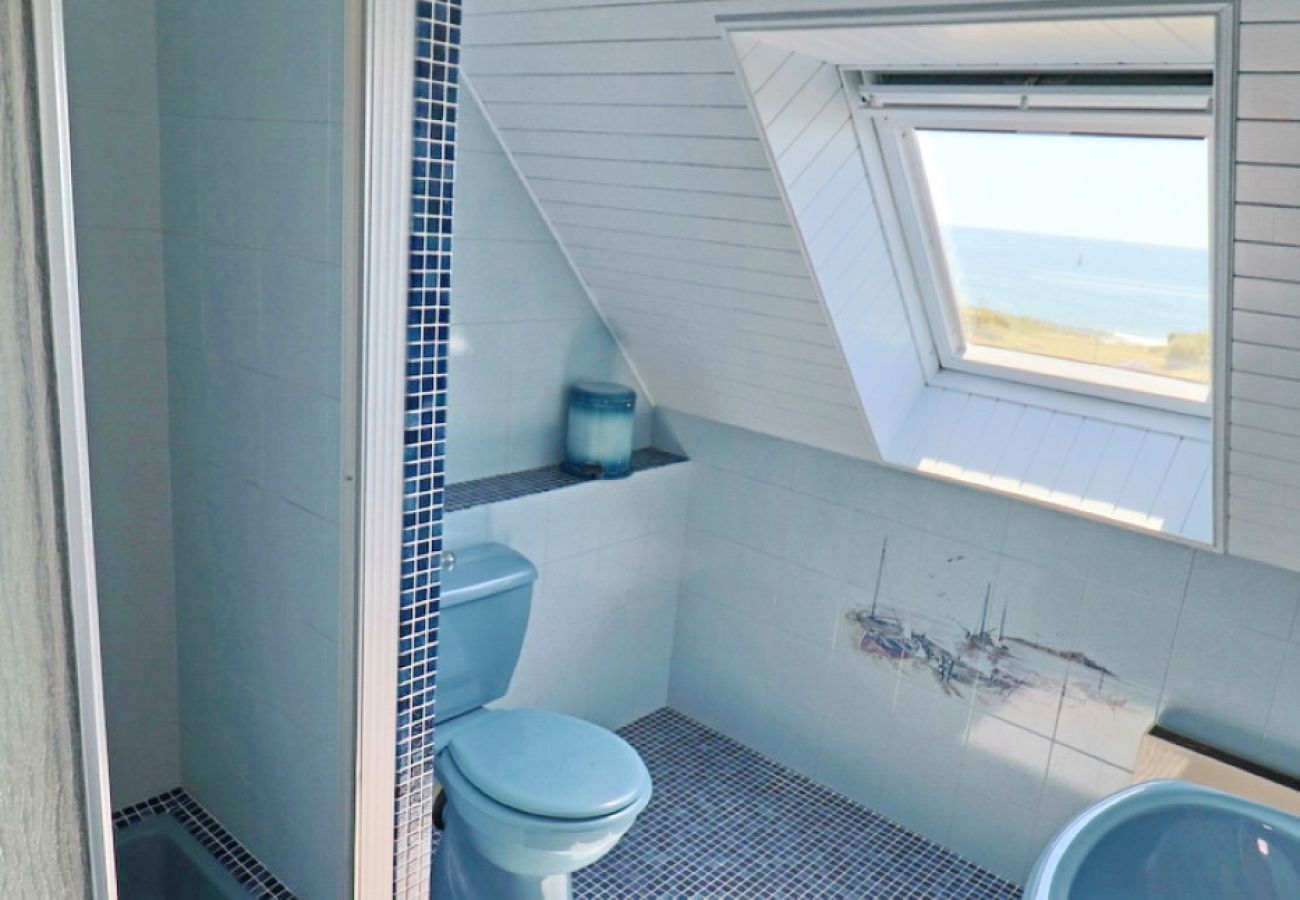 Ferienhaus in Plouhinec - 605-VIlla ocean. Der Atlantik am Ende des Gartens