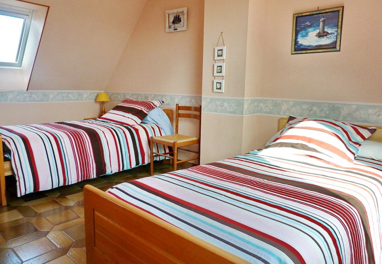 Ferienhaus in Plouhinec - 605-VIlla ocean. Der Atlantik am Ende des Gartens