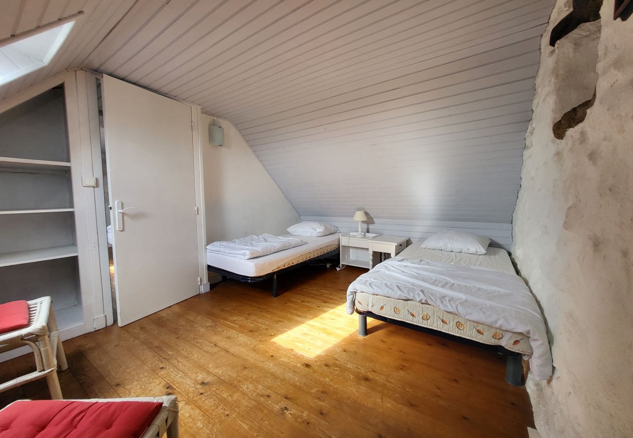 Ferienhaus in Plouhinec - 481-Fischerhaus, 180° Meerblick, in der Nähe von Stränden. 