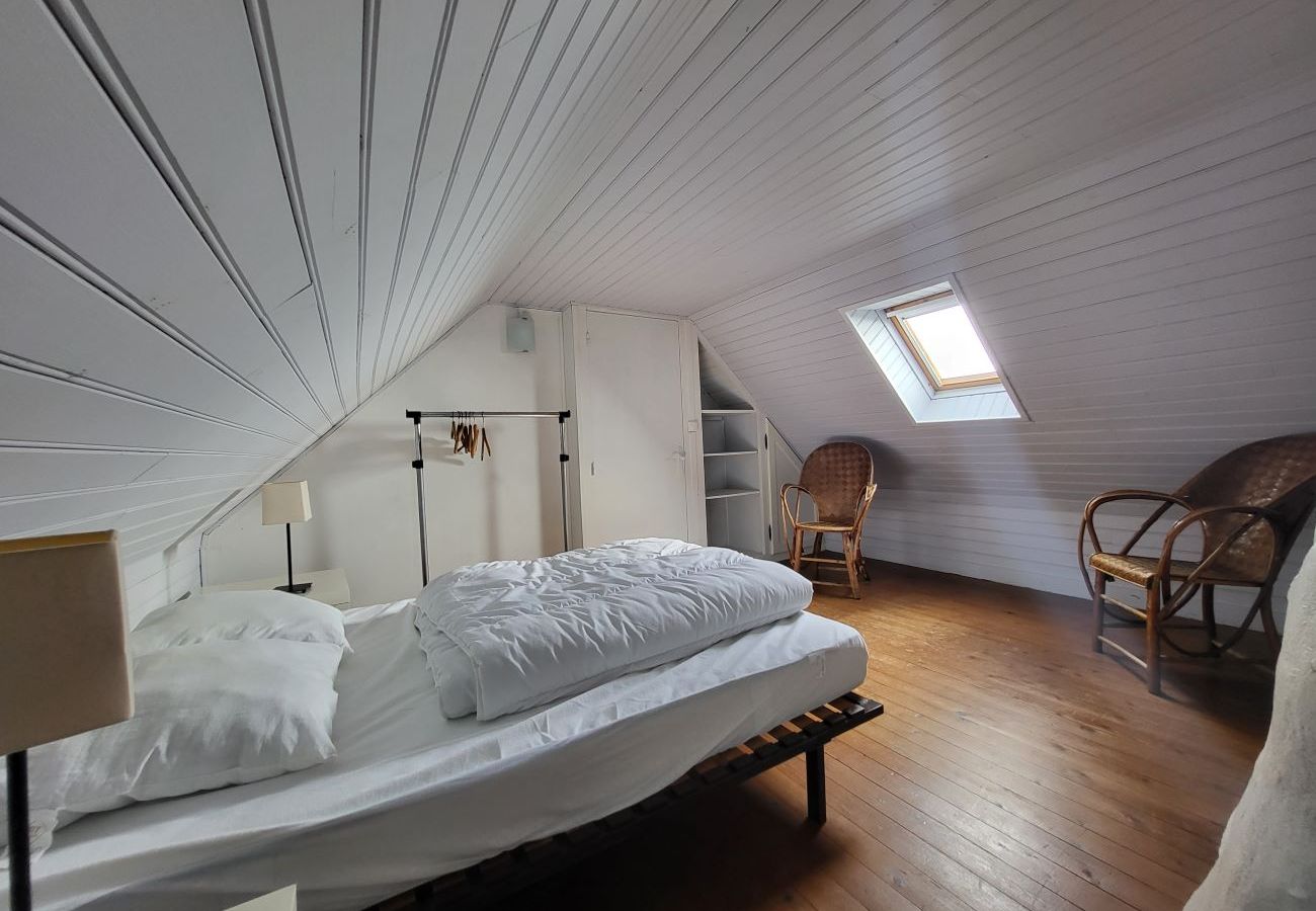 Ferienhaus in Plouhinec - 481-Fischerhaus, 180° Meerblick, in der Nähe von Stränden. 