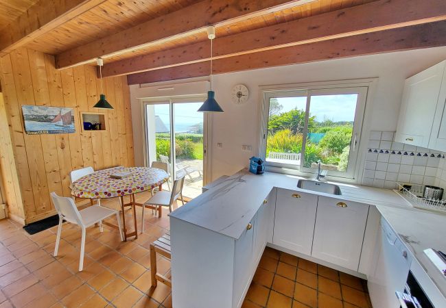 Ferienhaus in Primelin - 391-Schönes Fischerhaus, in Meeresnähe mit Meerblick. Ferienhaus in Primelin - 391-Schönes Fischerhaus, in Meeresnähe mit Meerblick.