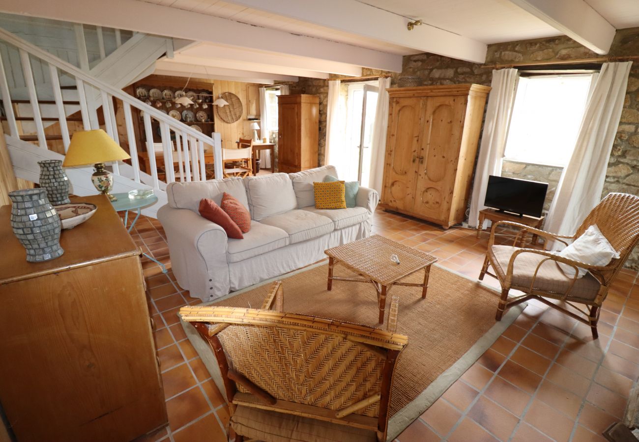 Ferienhaus in Primelin - 391-Schönes Fischerhaus, in Meeresnähe mit Meerblick.