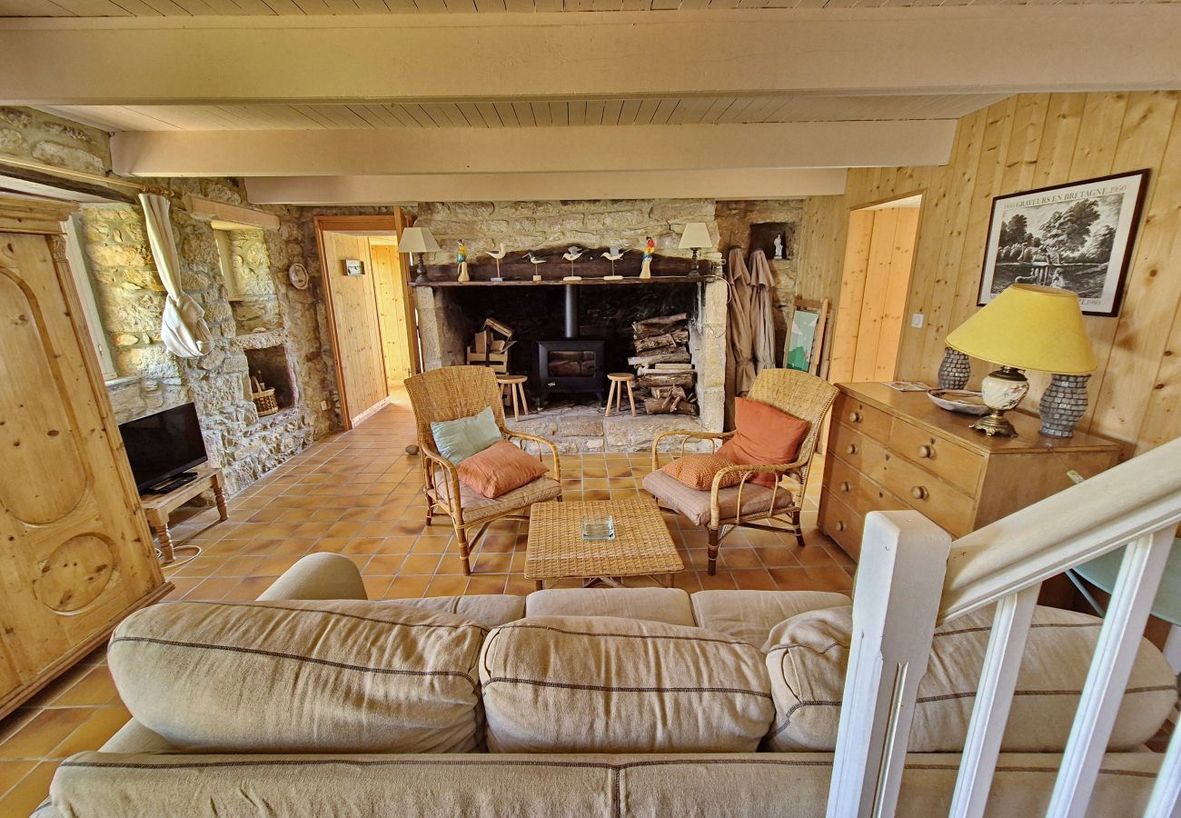 Ferienhaus in Primelin - 391-Schönes Fischerhaus, in Meeresnähe mit Meerblick.
