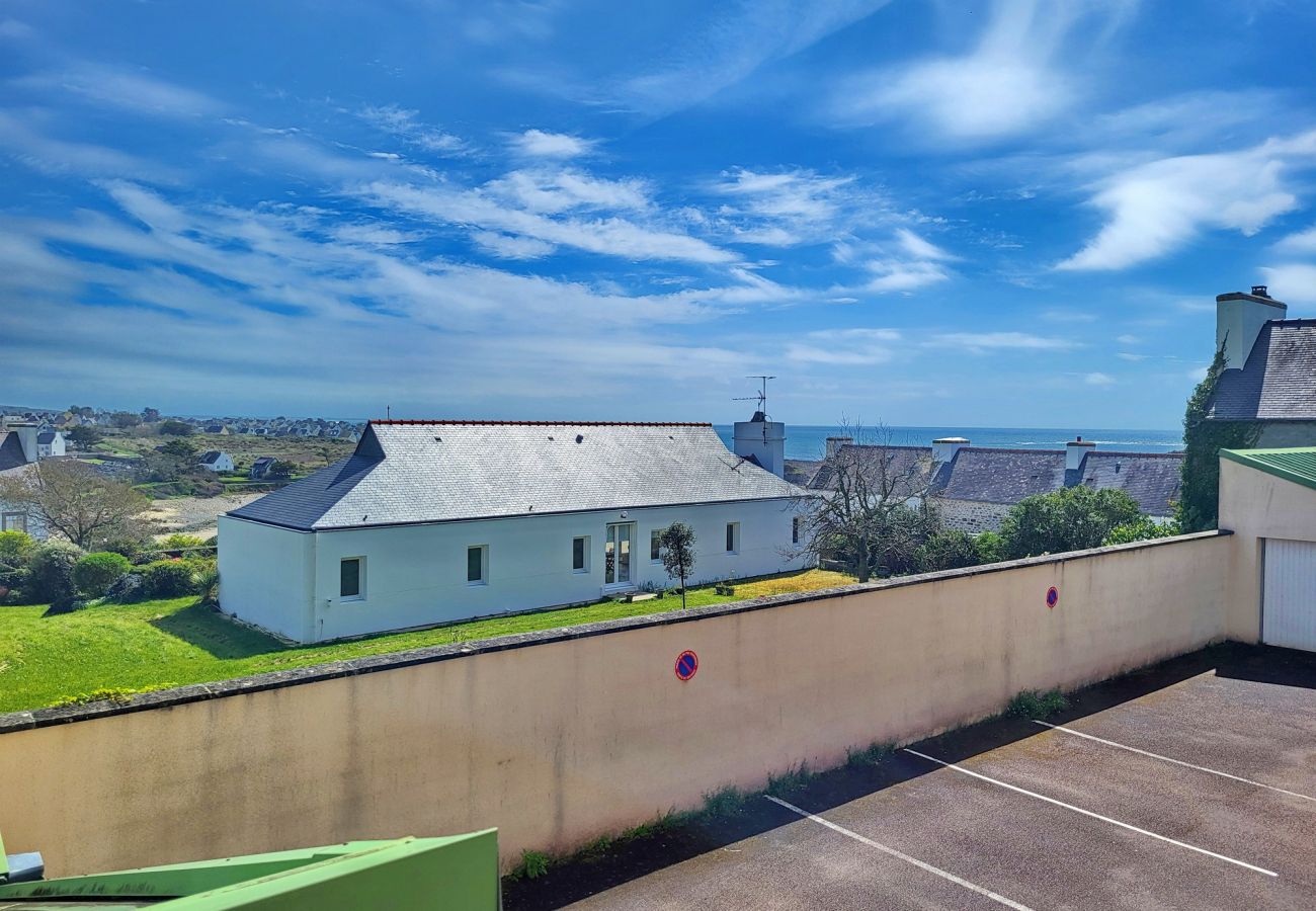 Ferienwohnung in Audierne - 722-Duplex, große Terrasse, Meerblick, 100m vom Strand entfernt