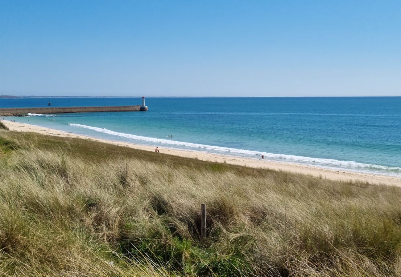 Ferienwohnung in Audierne - 722-Duplex, große Terrasse, Meerblick, 100m vom Strand entfernt