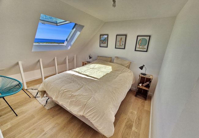 Villa in Primelin - 727- Wunderschöner Meerblick, hoher Komfort, über dem Strand von St Tugen Villa in Primelin - 727- Wunderschöner Meerblick, hoher Komfort, über dem Strand von St Tugen