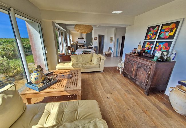 Villa in Primelin - 727- Wunderschöner Meerblick, hoher Komfort, über dem Strand von St Tugen Villa in Primelin - 727- Wunderschöner Meerblick, hoher Komfort, über dem Strand von St Tugen