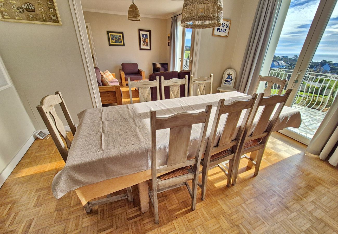 House in Plouhinec - 730-Holiday home with panoramic sea view 300m from the beach